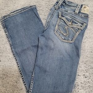 Silver Jeans Light Blue Boot Cut Denim